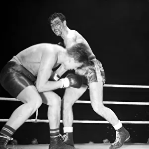Jack Gardner in his fight with Brio 04 / 06 / 1951