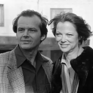 Jack Nicholson and Louise Fletcher at The Dorchester Hotel Print 1976