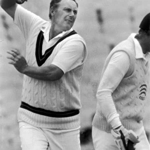 Jack Simmons, Lancashire and Tasmania Cricket Player. Circa 1987