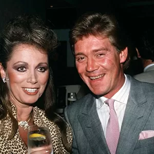 Jackie Collins Author With Actor Anthony Andrews At The Launch Of Her New Book "
