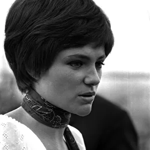 Jacqueline Bisset actress holding glass MSI