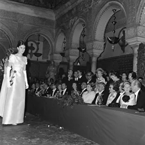 Jacqueline Kennedy, Princess Grace of Monaco and Prince Rainier at Spain