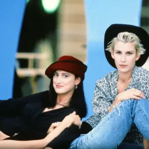 Jacquie O'Sullivan, Keren Woodward y Sara Dallin de Bananarama. Octubre 1988