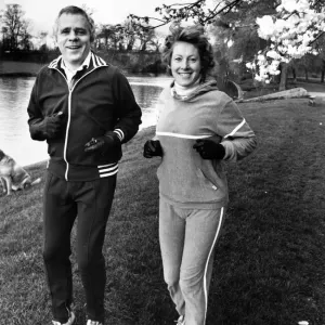 Jaguar Boss Mr John Egan Morning Run Print, 23rd April 1983