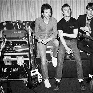 The Jam, Music Group, 22nd April 1980. Band members
