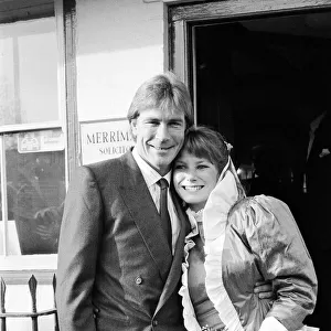 James Hunt, the 1976 World Motor Racing Champion, marries for the second time