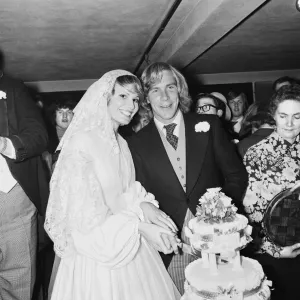 James Hunt and Suzy Miller's 1974 Wedding Print