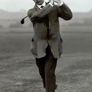 James Paxton Golf old golfer swinging golf club