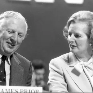 James Prior and Margaret Thatcher Print, 10th October 1978 James Prior and Margaret Thatcher Print, 10th October 1978