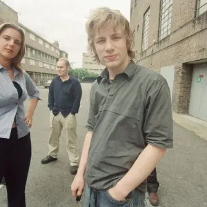 Print of Jamie Oliver, television chef in London, June 1999 Print of Jamie Oliver, television chef in London, June 1999