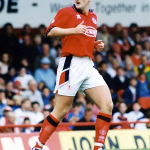 Jamie Pollock Print, Middlesbrough FC v Hearts 1994