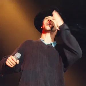 Jamiroquai Concert Print - Jay Kay at Newcastle Arena, 10th April 1997