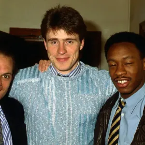 Jan Bartram with Ray Wilkins & Mark Walters 1988 Jan Bartram with Ray Wilkins & Mark Walters 1988