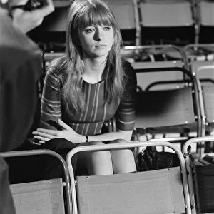 Jane Asher on the Simon Dee Television "Dee Time"