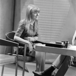 Jane Asher on Simon Dee TV 21st July 1968 Print Jane Asher on Simon Dee TV 21st July 1968 Print