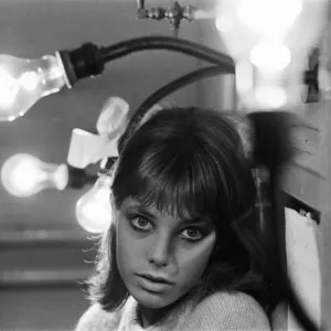 Jane Birkin, English actress currently starring in Graham Greene play, Carving a Statue Jane Birkin, English actress currently starring in Graham Greene play, Carving a Statue