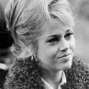 Jane Fonda smiling in street in Paris, France - 11th December 1965 Jane Fonda smiling in street in Paris, France - 11th December 1965
