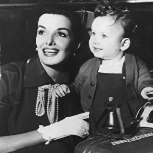 Jane Russell actress with Tommy Waterfield