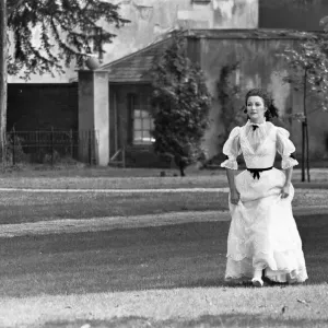 Jane Seymour as Ethne Eustace seen here at Stratfield Saye House during filming for Jane Seymour as Ethne Eustace seen here at Stratfield Saye House during filming for