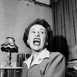 Janet Bruce, Radio Actress - Growls like dog. November 1952 C5415