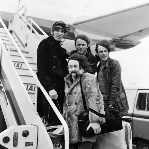 A Japan Air DC-8 jet airliner has been chartered by the British progressive music group