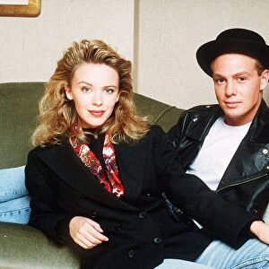 Jason Donovan and Kylie Minogue the singers