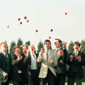 Memory Lane Print: Jugglers on Mount Snowdon, 9th March 1993 Memory Lane Print: Jugglers on Mount Snowdon, 9th March 1993