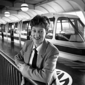 Jayne Raybould, Britains first female monorail drive, aged 22 Jayne Raybould, Britains first female monorail drive, aged 22