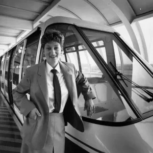 Jayne Raybould, Britains first female monorail drive, aged 22 Jayne Raybould, Britains first female monorail drive, aged 22