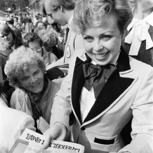 Jayne Torvill receives the Freedom of the City of Nottingham. 28th April 1983 Jayne Torvill receives the Freedom of the City of Nottingham. 28th April 1983