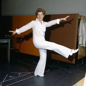 Jean Alexander, actor Pictured in a dance work out session Jean Alexander, actor Pictured in a dance work out session
