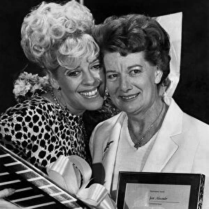Jean Alexander and Julie Goodyear. May 1985