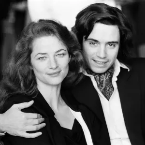 Jean-Michel Jarre with Charlotte Rampling Print, 30th November 1978 Jean-Michel Jarre with Charlotte Rampling Print, 30th November 1978