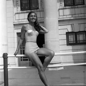 Print of Jean Rogers, Miss Blackpool 1956 bathing beauty contest winner