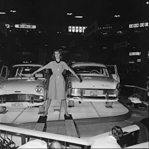 Jean Shrimpton, model and actress pictured here at The Motor Show in Earls Court