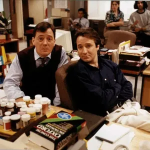 Jeff Rawle Actor with Neil Pearson Actor starring in a scene from the Channel Four TV Jeff Rawle Actor with Neil Pearson Actor starring in a scene from the Channel Four TV