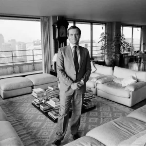 Jeffrey Archer in his Penthouse Flat Print Jeffrey Archer in his Penthouse Flat Print