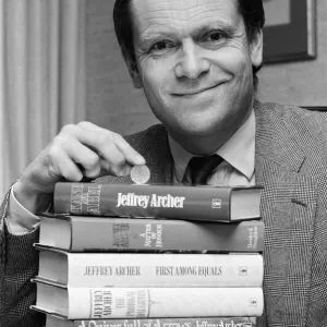 Jeffrey Archer in his sumptuous penthouse flat overlooking the Thames on the Albert Jeffrey Archer in his sumptuous penthouse flat overlooking the Thames on the Albert