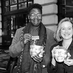 Jennifer Ehle actress with Lenny Henry and their awards for the Best New Television