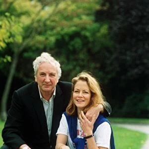 Jenny Seagrove the actress with her boyfriend Michael Winner the film director