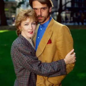 Jeremy Irons with Patricia Hodge September 1983