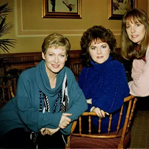 Jill Baker actress left with Gwen Taylor and another actress who appeared together in