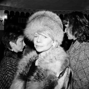 Jill Bennett attends a performance of Evita in London. 8th February 1986 Jill Bennett attends a performance of Evita in London. 8th February 1986