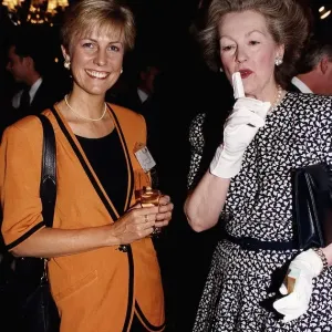 Jill Dando TV Presenter with Countess Raine Spencer Jill Dando TV Presenter with Countess Raine Spencer