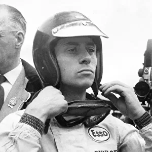 Jim Clark at the European Grand Prix at Brands Hatch