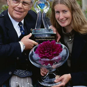 Jim McColl Beechgrove Garden January 1989 with Carol Baxter