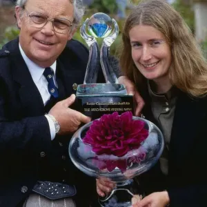 Jim McColl Beechgrove Garden January 1989 with Carol Baxter