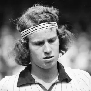 Jimmy Connors v John McEnroe, Wimbledon Mens Semi Final, Thursday 30th June 1977 Jimmy Connors v John McEnroe, Wimbledon Mens Semi Final, Thursday 30th June 1977