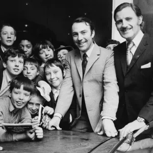 Jimmy Greaves visits Springfield Boys Club print, 17th March 1970 Jimmy Greaves visits Springfield Boys Club print, 17th March 1970