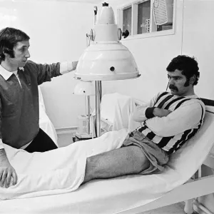 Jimmy Headridge, Trainer, Middlesbrough Football Club at Ayresome Park, April 1974 Jimmy Headridge, Trainer, Middlesbrough Football Club at Ayresome Park, April 1974